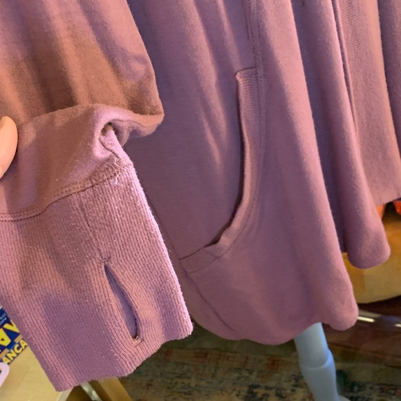 Women's Athleta Pranayama Restore Wrap Cardigan sz XL. Tawny Rose Nirvana fabric - Picture 5 of 9